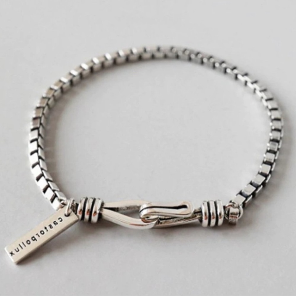 NEW 925 STERLING SILVER CHAIN BRACELET